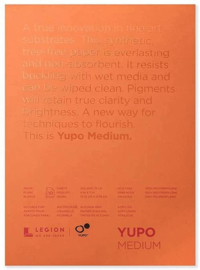 Legion Yupo Medium  Pad – 10 Vellen - 12.70 x 17.78cm 200g/m²