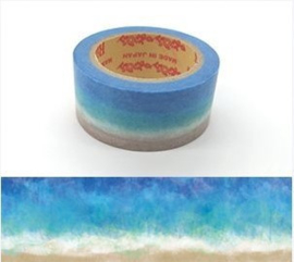 Rink Washi Tape  - Watercolored Design "Wave"