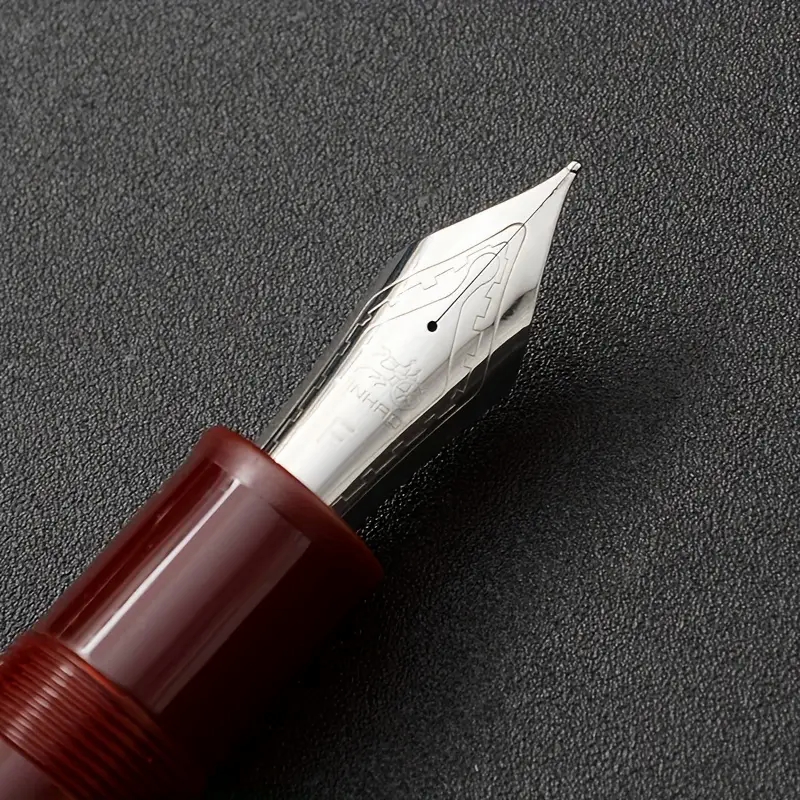 Jinhao #  X159 Acryl Fountain Pen, Fine Nib - Wijnrood