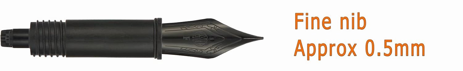 Hong Dian Vulpen Black Fine Nib