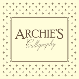 Archie's Calligraphy Papier 250 Vel A4 - 9/6/9mm - Copperplate