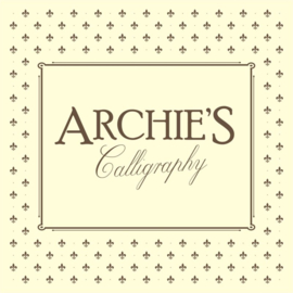Archie's Calligraphy A4 Papier  250 Vel  - 1,25mm - Straight