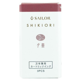 Sailor set van 3 Ink Cartridges Shikiori, Sansui Yutsubame