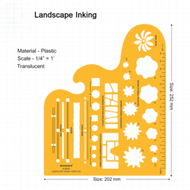 Architect -Tuin Landscape Ontwerp Sjabloon # 8004
