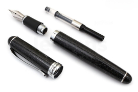 Jinhao Vulpen # X750 - Zwart / Piano Black - Fine Nib