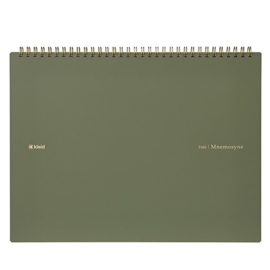 Maruman Mnemosyne x Kleid A4W horizontal notebook Olive # 7180