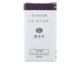 Sailor set van 3 Ink Cartridges Shikiori, Sansui Kazakiribane