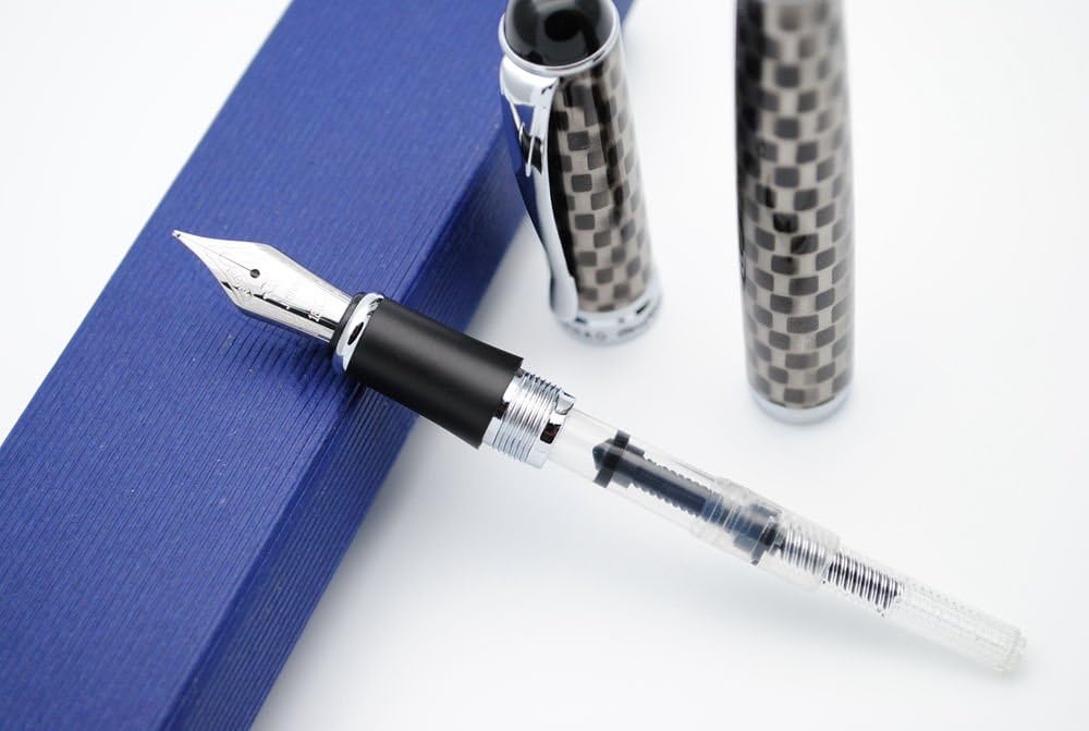 Jinhao # 750 Vulpen  - M Nib - Ruit - Checkered