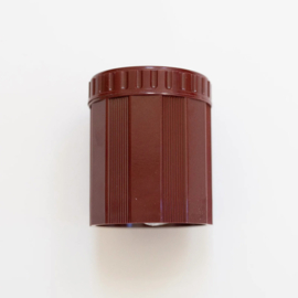 DUX Retro Puntenslijper Dubbel  Gaats met Opvangbak - Rood