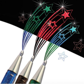Pentel Hybrid Dual Metallic Shimmering Gel Pen - 1.0 mm - Groen / Metallic Red - K110 DBDX