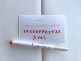 Sailor Shikiori Brush Marker  - Irori (Hearth Red)