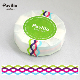 Pavilio Lace Washi Tape - Wave Green