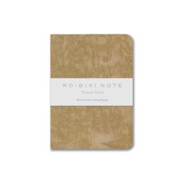 YAMAMOTO PAPER Ro-Biki Notebook - Blanco Papier  - Texture  Series- Fushi-iro # GA093