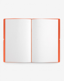 Modimo Refillable Basic Notebook / Planner - Oranje - 13 x 21cm - 100% Eco Friendly
