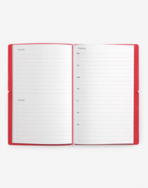 Modimo Refillable Basic Notebook / Planner - Red