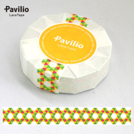 Pavilio Lace Washi Tape - Geel