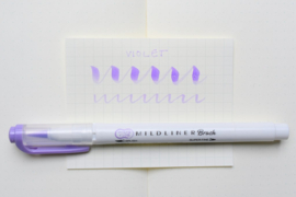 Zebra Mildliner Brush Pen - Mild Violet