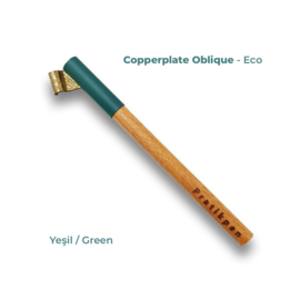 Pratikpen Copperplate Oblique Nib Houder  Eco – Yeşil Green