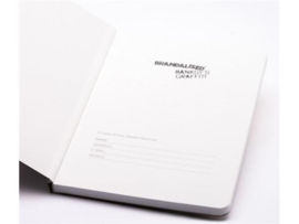 PININFARINA BANKSY  NOTEBOOK  14X21 RULED - 128 PAGES - RAT  + LIMITED  EDITION BANKSY PIN