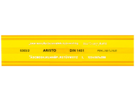 Lettersjabloon Aristo 2mm H-profiel Schriftvorm B Recht | # AR-5303/2