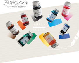 Guitar Coloring Fountain Pen Ink Red