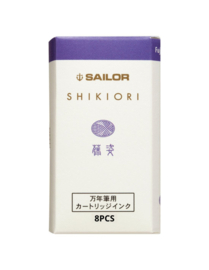 Sailor Shikiori Izayoi-no-Yume Ink - Fuji-Sugata (Wisteria Purple) - 8 Cartridges