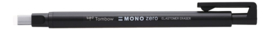 Tombow Mono Zero Intrekbaar Gumpotlood – Rechthoekig Breed– Zwart # EH-KUS11