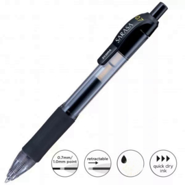 Zebra Sarasa Clip Gel Inkt Pen - Medium / 0.7mm - Zwart