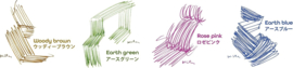 Toshiyuki KITA Roughna Ink Earth Green  – Taccia Nakabayashi # TFPI-WD43-2