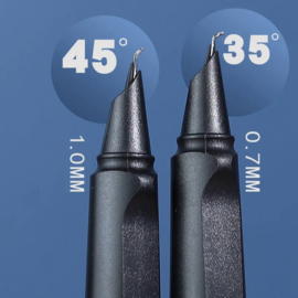 Kalligrafeer Vulpen met Fude Nib 45° + Converter