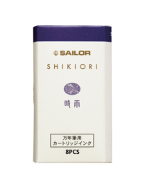Sailor Shikiori Sansui Ink - Kamoshika  Paars - 8 Cartridges