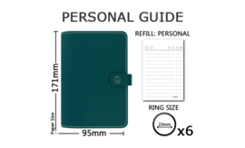 Standaard / Personal formaat 170 x 95mm Dotted  Crème 120g/m² Notitiepapier 120 Pagina's