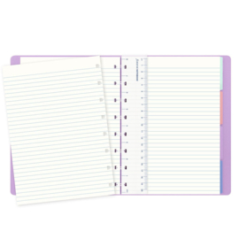 Filofax Hervulbaar Notebook ft  A5 Classic Pastel - Orchid