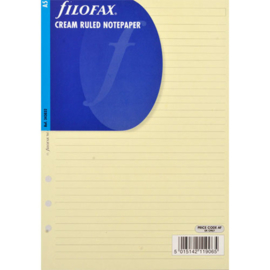 Filofax A5  Clipbook Gelinieerd Crème Papier