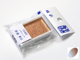 Boku-Undo Metallic Watercolor Single Pan  - M10  Gansai Reddish Gold  - # 15460