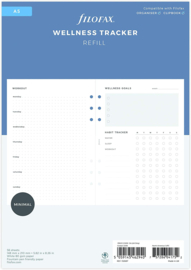 A5 Refill  Wellness Tracker