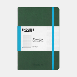 Endless Recorder Bullet Journal / Notebook met Tomoe River Paper, Kleur omslag: Groen