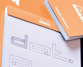 Rhodia Dot Pad No.18 - A4 - 80 pagina's - Oranje  Kaft - # 18558C