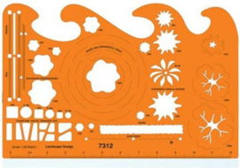 Architect Tuinontwerp Sjabloon 1:50 | #  7312