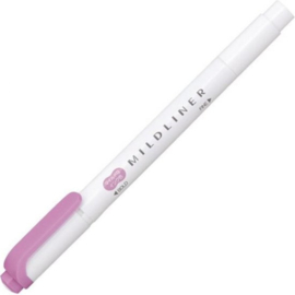 Zebra Mildliner Double-Sided Highlighter - Fine / Bold – Mild Magenta