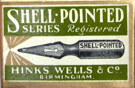 Hinks, Wells & Co, No. 2290, Shell Pointed Vintage Nib - Kroontjespen