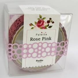 Pavilio Lace Washi Tape Flowers Rose Pink