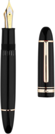 Jinhao # 9019 DADAO Piana Zwart Vulpen  (fine nib)