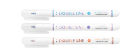 Iconic Double Line Marker Pennen - 0.5 mm - Set van 3 Sunset Kleuren
