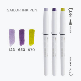 SAILOR INK PEN SET OF 3 - LINGERING SCENT