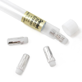 Pentel Gumvullingen voor Orenz Vulpotloden – Set van 4 + 2 Extra Gumvullingen met Reinigingsnaald