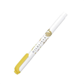 Zebra Mildliner  Double-Sided Highlighter - Fine / Bold Limited Edition - Mild Gold  - Animal Pattern