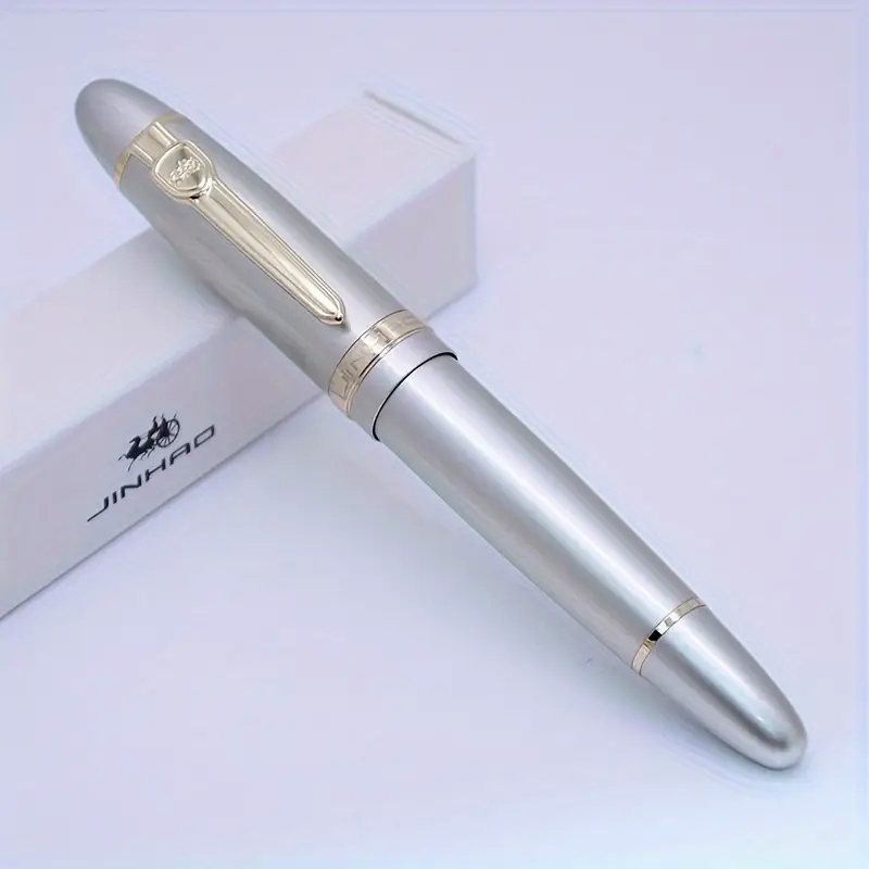 Jinhao Vulpen Metaal Zilverkleurig  # 159  - M NIB + Converter