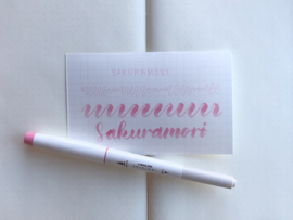 Sailor Shikiori Brush Marker  - Sakuramori (Cherry Blossom Pink)