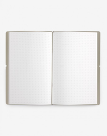 Modimo Refillable Basic Notebook / Planner -  Beige - 13 x 21cm - 100% Eco Friendly
